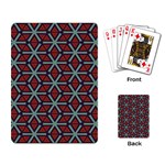 Cubes pattern abstract design Playing Cards Single Design Back