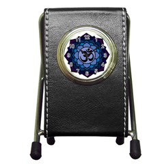 Ohm Lotus 01 Stationery Holder Clock by oddzodd