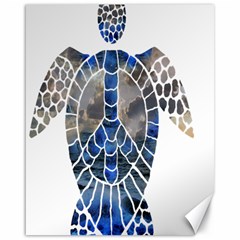 Peace Turtle Canvas 16  X 20  (unframed) by oddzodd