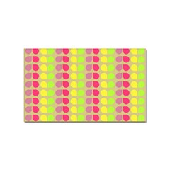 Colorful Leaf Pattern Sticker 10 Pack (rectangle) by GardenOfOphir