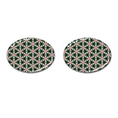 Cute Pretty Elegant Pattern Cufflinks (oval) by GardenOfOphir