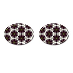 Cute Pretty Elegant Pattern Cufflinks (oval) by GardenOfOphir