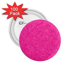 Abstract Stars In Hot Pink 2 25  Button (100 Pack) by StuffOrSomething