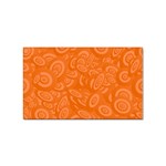 Orange Abstract 45s Sticker 10 Pack (Rectangle) Front