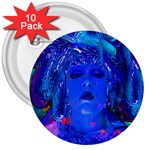 Organic Connection 3  Button (10 pack) Front
