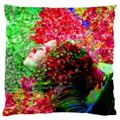 Summer Time Large Flano Cushion Case (one Side) by icarusismartdesigns