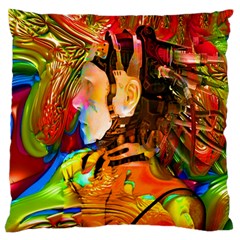 Robot Connection Standard Flano Cushion Case (two Sides) by icarusismartdesigns