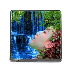 Fountain Of Youth Memory Card Reader With Storage (square) by icarusismartdesigns