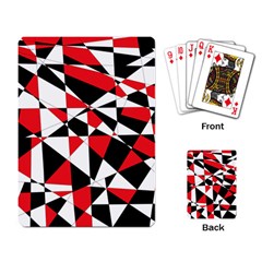 Shattered Life Tricolor Playing Cards Single Design by StuffOrSomething