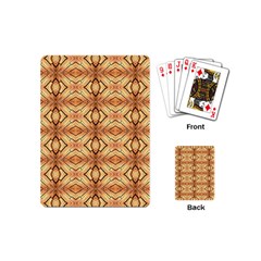 Faux Animal Print Pattern Playing Cards (mini)  by GardenOfOphir