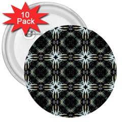 Faux Animal Print Pattern 3  Buttons (10 Pack)  by GardenOfOphir