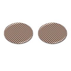 Cute Pretty Elegant Pattern Cufflinks (oval) by GardenOfOphir