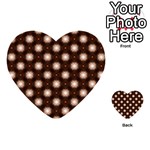 Cute Pretty Elegant Pattern Multi-purpose Cards (Heart)  Back 42