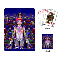Robot Butterfly Playing Card by icarusismartdesigns