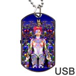 Robot Butterfly Dog Tag USB Flash (Two Sides)  Front