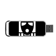 Masked Portable Usb Flash (one Side) by ArtistRoseanneJones