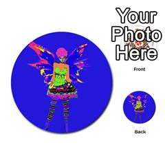 Fairy Punk Multi-purpose Cards (round)  by icarusismartdesigns