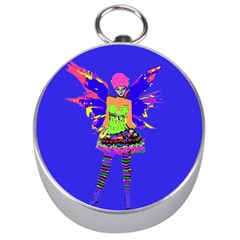 Fairy Punk Silver Compasses by icarusismartdesigns