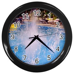 Splash 3 Wall Clocks (black) by icarusismartdesigns