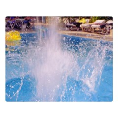 Splash 3 Double Sided Flano Blanket (large)  by icarusismartdesigns