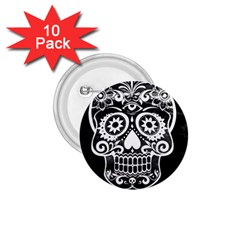 Skull 1 75  Buttons (10 Pack) by ImpressiveMoments
