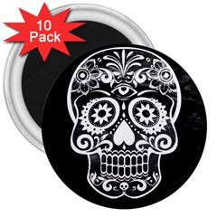 Skull 3  Magnets (10 Pack)  by ImpressiveMoments