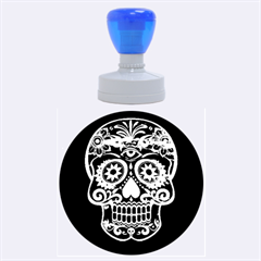 Skull Rubber Round Stamps (large) by ImpressiveMoments