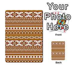 Fancy Tribal Borders Golden Multi-purpose Cards (rectangle)  by ImpressiveMoments