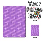 Many Stars, Lilac Multi-purpose Cards (Rectangle)  Back 3