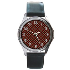 Cute Pretty Elegant Pattern Round Metal Watches by GardenOfOphir