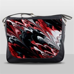 Fractal Marbled 8 Messenger Bags by ImpressiveMoments