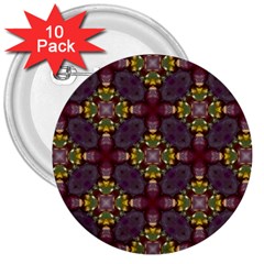 Cute Pretty Elegant Pattern 3  Buttons (10 Pack)  by GardenOfOphir