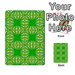 Retro Green Pattern Multi-purpose Cards (Rectangle)  Front 24