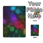 Modern Bokeh 15 Multi-purpose Cards (Rectangle)  Back 35