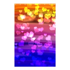 Lovely Hearts, Bokeh Shower Curtain 48  X 72  (small)  by ImpressiveMoments