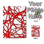 Hot Web Red Multi-purpose Cards (Rectangle)  Back 48