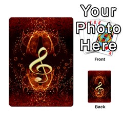 Decorative Cllef With Floral Elements Multi-purpose Cards (rectangle)  by FantasyWorld7