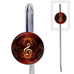 Decorative Cllef With Floral Elements Book Mark by FantasyWorld7