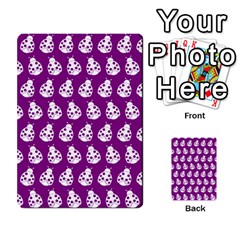 Ladybug Vector Geometric Tile Pattern Multi-purpose Cards (rectangle)  by GardenOfOphir