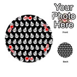 Ladybug Vector Geometric Tile Pattern Playing Cards 54 (Round)  Front - Diamond3