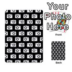 Modern Chic Vector Camera Illustration Pattern Multi-purpose Cards (Rectangle)  Front 5