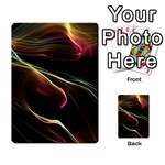 Glowing, Colorful  Abstract Lines Multi-purpose Cards (Rectangle)  Front 51