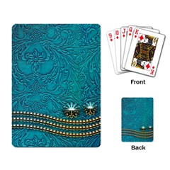 Wonderful Decorative Design With Floral Elements Playing Card by FantasyWorld7