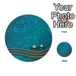 Wonderful Decorative Design With Floral Elements Multi-purpose Cards (Round)  Back 1