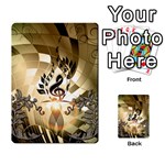 Clef With  And Floral Elements Multi-purpose Cards (Rectangle)  Front 29