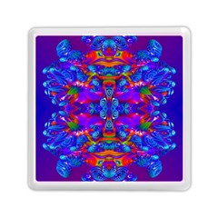 Abstract 4 Memory Card Reader (square)  by icarusismartdesigns