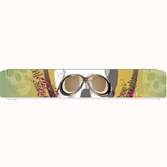 Funny Skull With Sunglasses And Palm Small Bar Mats by FantasyWorld7
