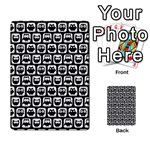 Black And White Owl Pattern Multi-purpose Cards (Rectangle)  Front 44