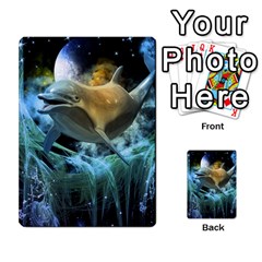 Funny Dolphin In The Universe Multi-purpose Cards (rectangle)  by FantasyWorld7