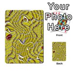 Ribbon Chaos 2 Yellow Multi-purpose Cards (Rectangle)  Back 34